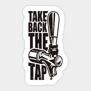 'Take Back The Tap' Food and Water Relief Shirt Sticker